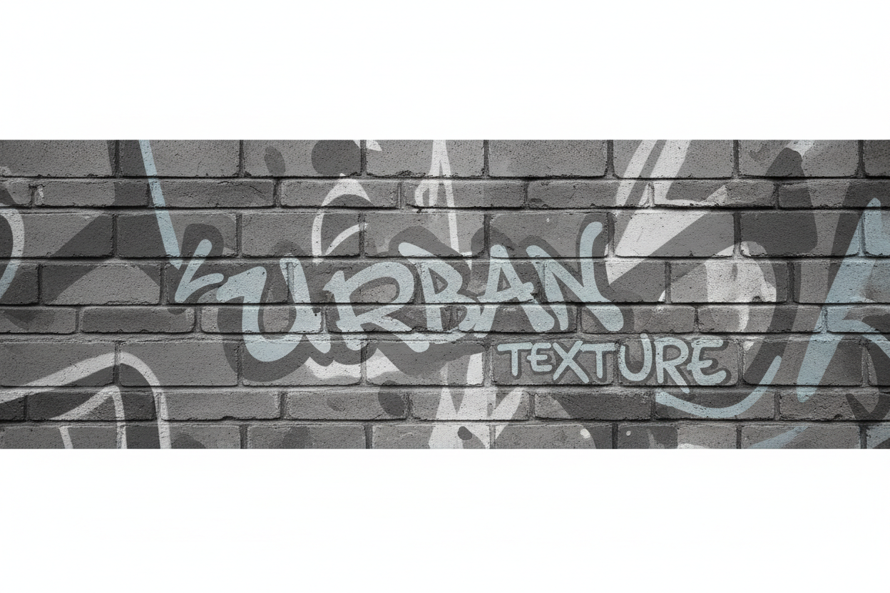 Brick wall banner texture
