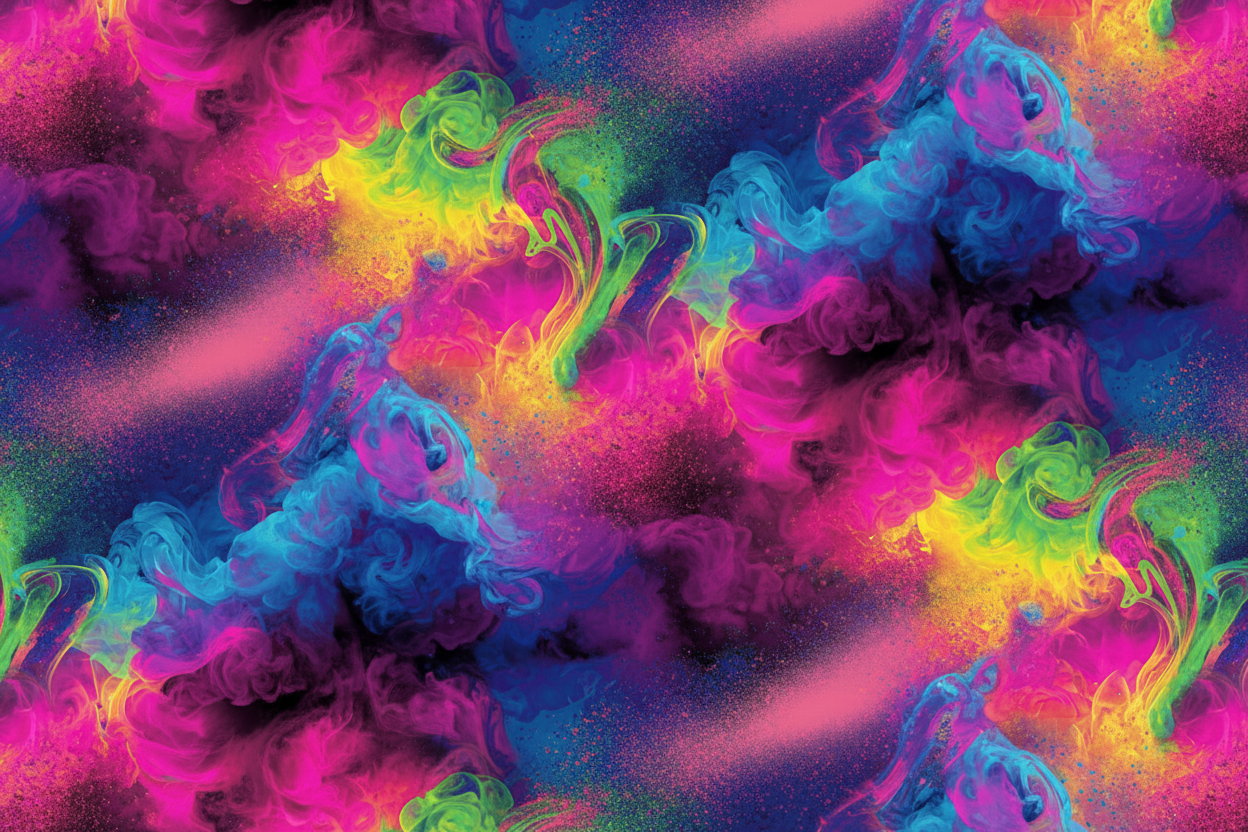 Spray Paint Smoke All-Over Design